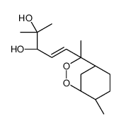 (E,3S)-5-[(1S,2S,5S,6R)-2,6-dimethyl-3,4-dioxabicyclo[3.3.1]nonan-2-yl]-2-methylpent-4-ene-2,3-diol Structure