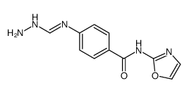 Benzamide, 4-[(aminoiminomethyl)amino]-N-2-oxazolyl- (9CI) Structure