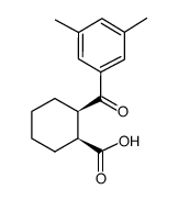 CIS-2-(3,5-DIMETHYLBENZOYL)CYCLOHEXANE-1-CARBOXYLIC ACID structure