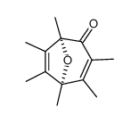 hexamethyl-8-oxabicyclo[3.2.1]octa-3,6-dien-2-one Structure