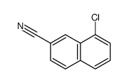 8-chloronaphthalene-2-carbonitrile structure