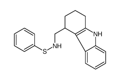 N-phenylsulfanyl-1-(2,3,4,9-tetrahydro-1H-carbazol-4-yl)methanamine结构式