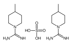 4-methylpiperidine-1-carboximidamide,sulfuric acid Structure