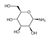 1-Amino-1-deoxy-β-D-mannopyranose Structure