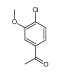 1-(4-氯-3-甲氧基苯基)乙酮结构式