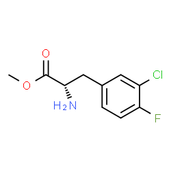 METHYL (2S)-2-AMINO-3-(3-CHLORO-4-FLUOROPHENYL)PROPANOATE picture