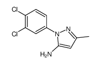 2-(3,4-dichlorophenyl)-5-methylpyrazol-3-amine Structure