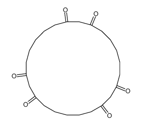 cyclotetracosane-1,3,9,11,17,19-hexone Structure