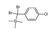 (dibromo(4-chlorophenyl)methyl)trimethylsilane结构式