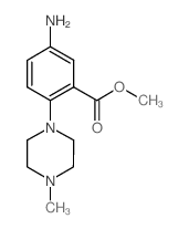 methyl 5-amino-2-(4-methylpiperazin-1-yl)benzoate Structure