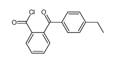 ortho(4'-ethylbenzoyl)benzoic acid chloride Structure