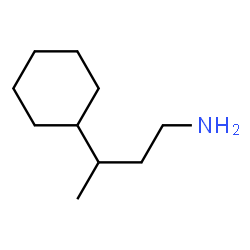 Cyclohexanepropanamine, gamma-methyl- (9CI) structure