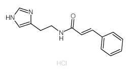 2-Propenamide,N-[2-(1H-imidazol-5-yl)ethyl]-3-phenyl-, hydrochloride (1:1) picture