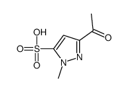 1H-Pyrazole-5-sulfonicacid,3-acetyl-1-methyl-(9CI)结构式