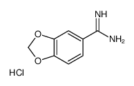 BENZO[1,3]DIOXOLE-5-CARBOXAMIDINE HYDROCHLORIDE Structure