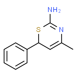 6H-1,3-Thiazin-2-amine,4-methyl-6-phenyl-(9CI) Structure