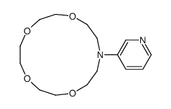 13-pyridin-3-yl-1,4,7,10-tetraoxa-13-azacyclopentadecane Structure