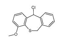 11-Chloro-4-methoxy-6,11-dihydrodibenzo[b,e]thiepin结构式