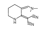 (Z)-2-(3-((dimethylamino)methylene)piperidin-2-ylidene)malononitrile Structure