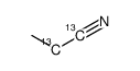 [1,2-13C2]propionitrile Structure