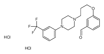 3-[3-[4-[3-(trifluoromethyl)phenyl]piperazin-1-yl]propoxy]benzaldehyde,dihydrochloride结构式