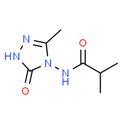 Propanamide,N-(1,5-dihydro-3-methyl-5-oxo-4H-1,2,4-triazol-4-yl)-2-methyl- Structure