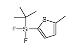 tert-butyl-difluoro-(5-methylthiophen-2-yl)silane Structure