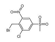 2-(BROMOMETHYL)-1-CHLORO-5-(METHYLSULFONYL)-3-NITROBENZENE picture