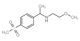 N-(2-METHOXYETHYL)-N-{1-[4-(METHYLSULFONYL)PHENYL]ETHYL}AMINE图片