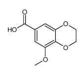 1,4-Benzodioxin-6-carboxylic acid, 2,3-dihydro-8-methoxy Structure