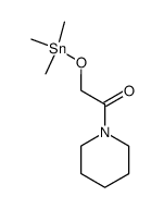 1-(piperidin-1-yl)-2-((trimethylstannyl)oxy)ethan-1-one Structure