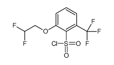 2-(2,2-二氟乙氧基)-6-(三氟甲基)苯-1-磺酰氯结构式