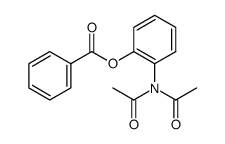 1-benzoyloxy-2-diacetylamino-benzene Structure