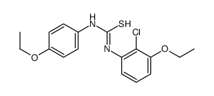 Thiourea, N-(2-chloro-3-ethoxyphenyl)-N'-(4-ethoxyphenyl)- structure