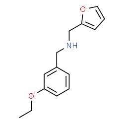 [(3-ethoxyphenyl)methyl](furan-2-ylmethyl)amine structure