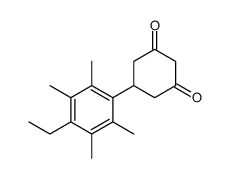 5-(4-ethyl-2,3,5,6-tetramethylphenyl)cyclohexane-1,3-dione结构式