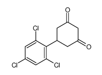 5-(2,4,6-trichlorophenyl)cyclohexane-1,3-dione结构式