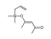 4-[dimethyl(prop-2-enyl)silyl]oxypent-3-en-2-one Structure