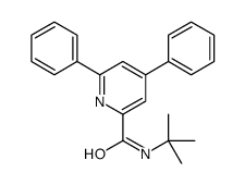 N-tert-butyl-4,6-diphenylpyridine-2-carboxamide Structure