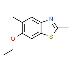 Benzothiazole, 6-ethoxy-2,5-dimethyl- (7CI)结构式