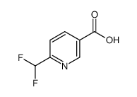 6-(二氟甲基)-3-吡啶甲酸结构式