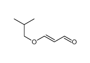 BETA-ISOBUTOXYACROLEIN结构式