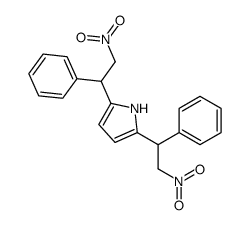 2,5-bis(2-nitro-1-phenylethyl)-1H-pyrrole结构式