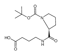 Boc-Pro-γ-Abu-OH结构式