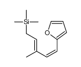 [5-(furan-2-yl)-3-methylpenta-2,4-dienyl]-trimethylsilane结构式