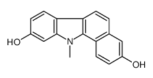 11-methylbenzo[a]carbazole-3,9-diol Structure