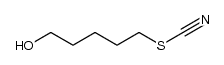 thiocyanic acid-(5-hydroxy-pentyl ester) Structure