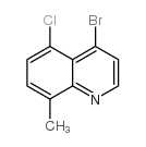 4-溴-5-氯-8-甲基喹啉结构式