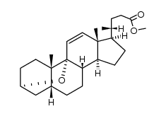 3α,9-epoxy-5β-chol-11-en-24-oic acid methyl ester Structure