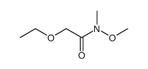 N-methoxy-N-methyl-2-ethoxyacetamide Structure